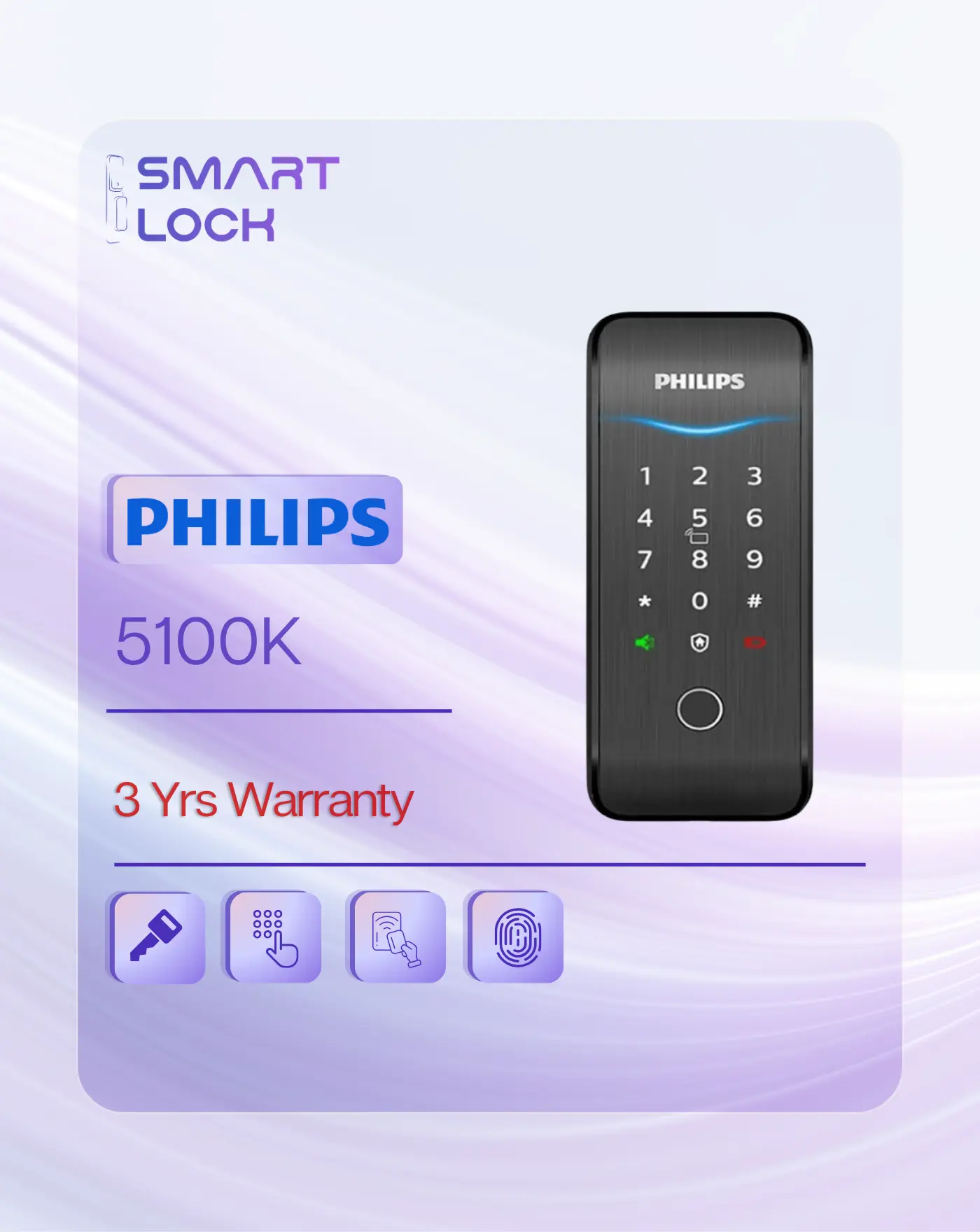 Philips Easykey 5100K Digital Gate Lock