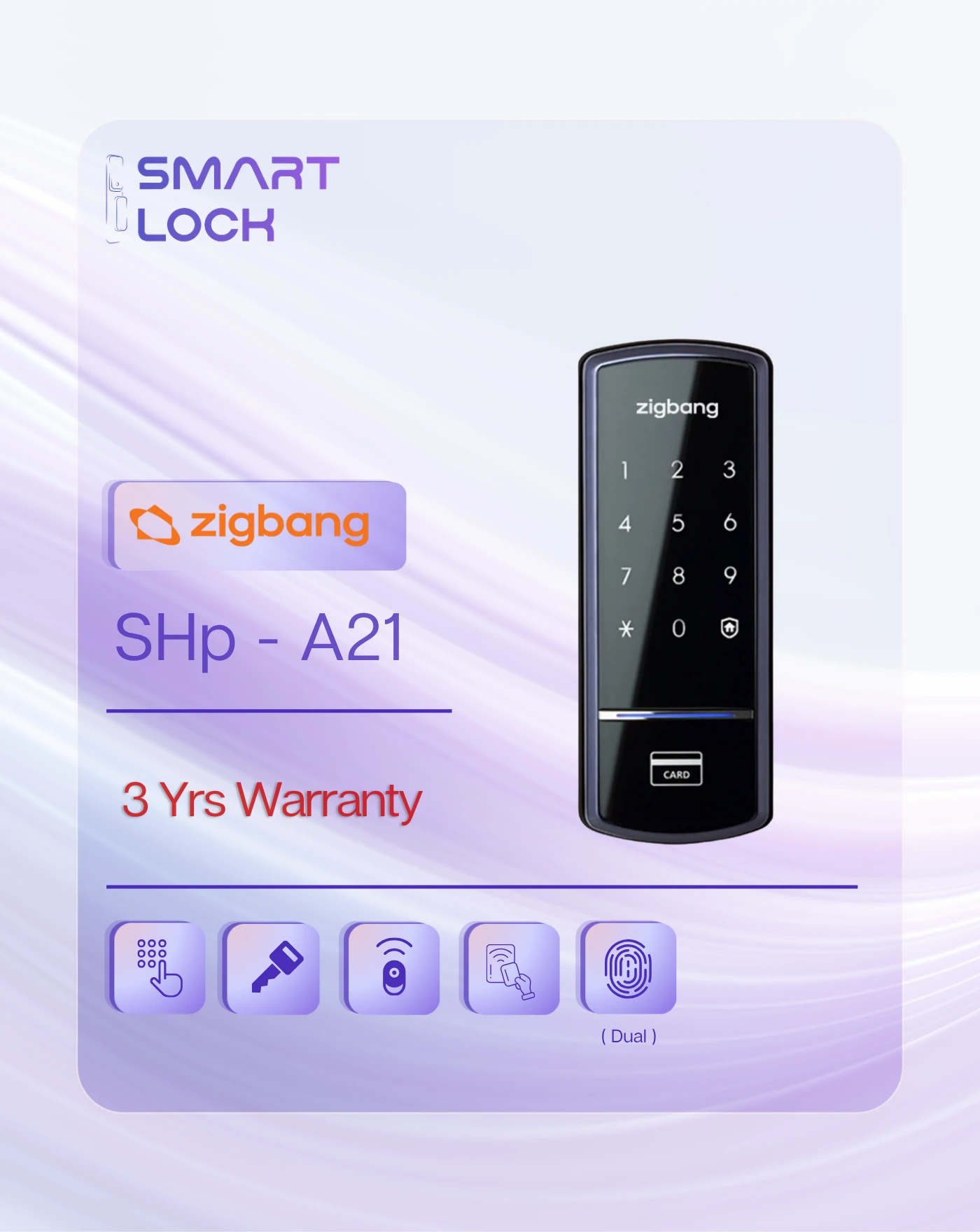 Zigbang SHP-A21 Digital Gate Lock