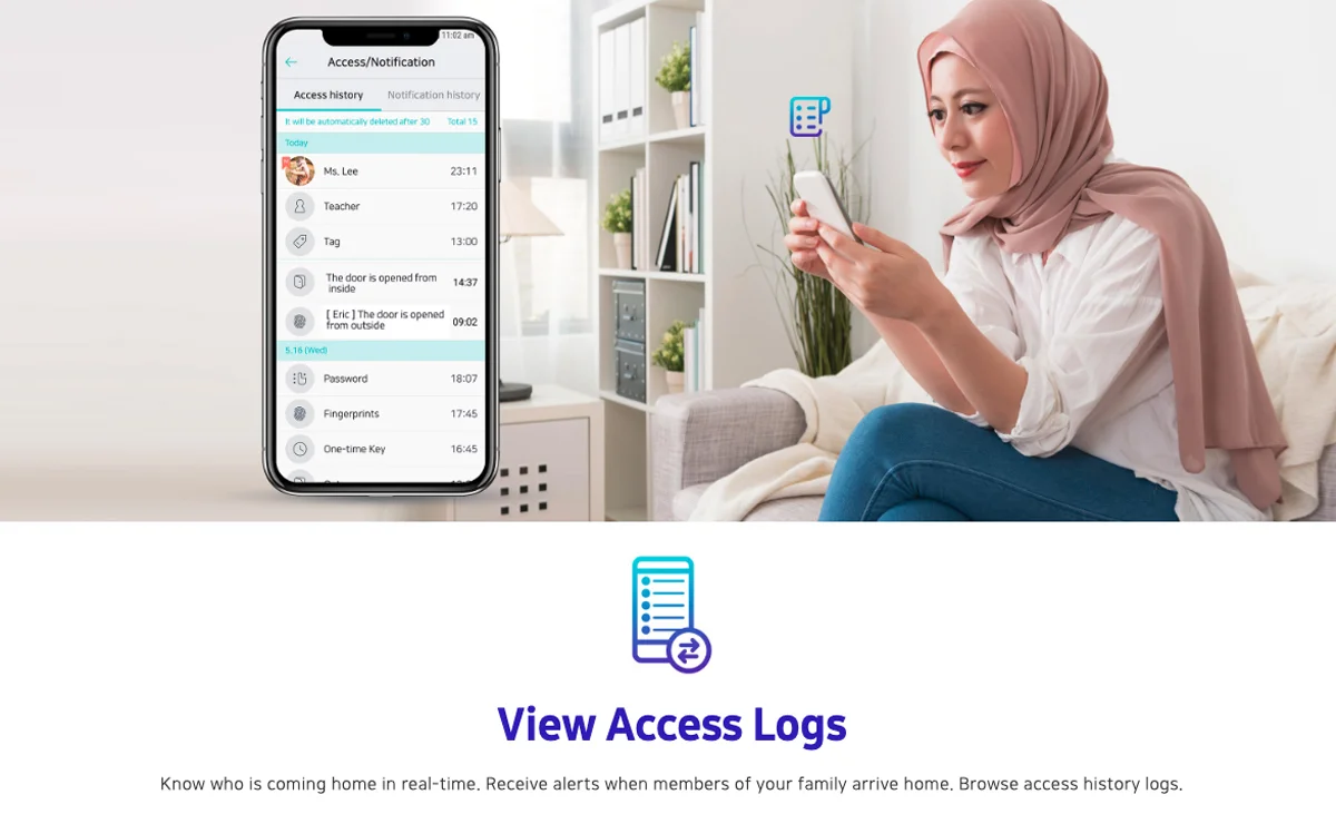 Zigbang-SHP-DP609-digital-door-lock-function