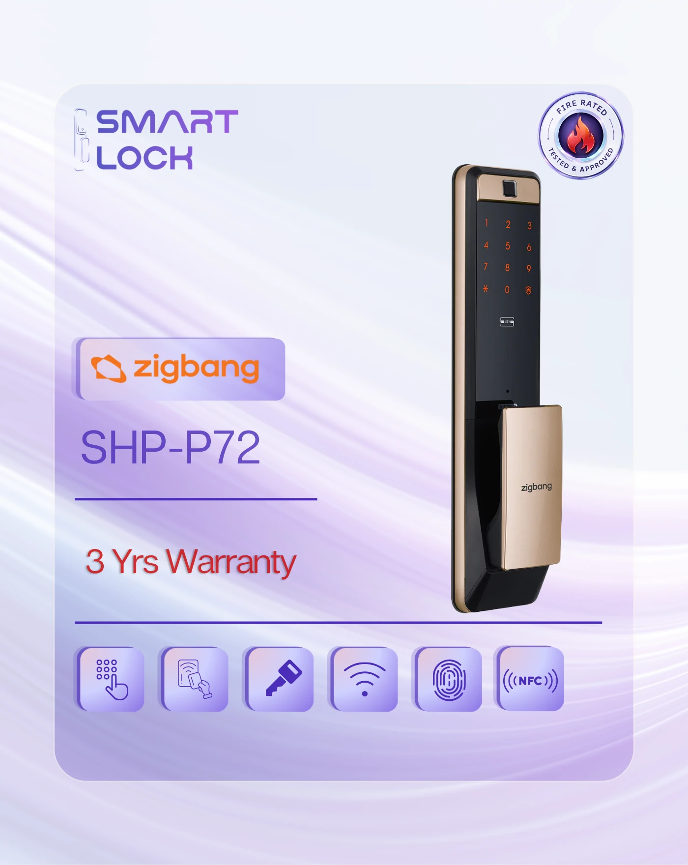 Zigbang SHP-P72 Digital Door Lock