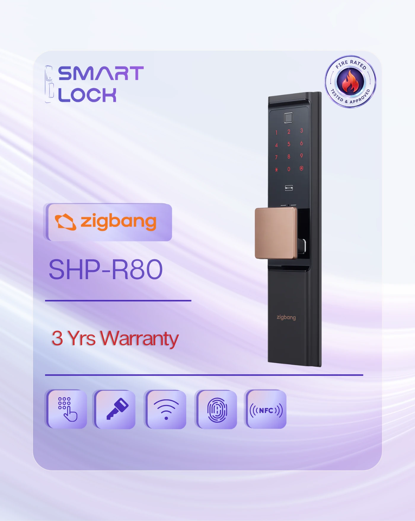 Zigbang SHP-R80 Digital Door Lock