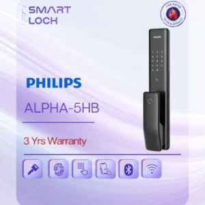Philips Alpha-5HB Fire Rated Push-Pull Digital Door Lock