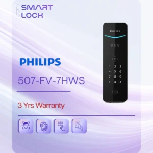 Philips 507-FV-7HWS Digital Gate Lock with 3D Face Recognition